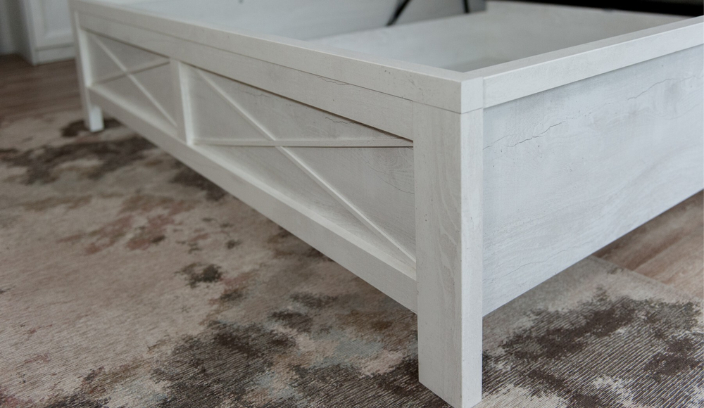 Кровать 1600 ЛОРЕНА/ пайн белый