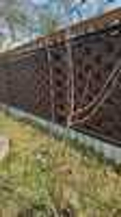 Лента заборная шириной 100 мм (95мм), толщина 2мм, в рулоне 10метров, Коричневый