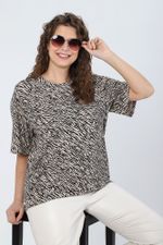 Футболка Кутюр Виотекс ЗЕБРА БЕЖЕВАЯ