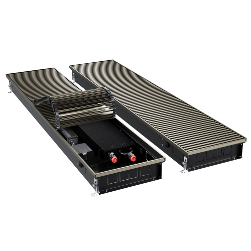 Конвектор внутрипольный Royal Thermo ATRIUM TURBO-90/300/2500-DG-U-DB