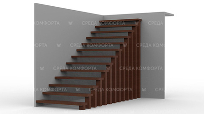 Деревянная лестница LSTN0017