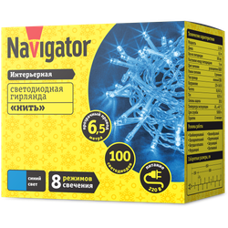 Гирлянда Navigator 61 809 NGF-S01-100B-5-6.5m-230-C8-TR-IP20