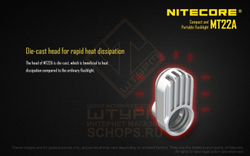 Фонарь Nitecore MT22A, Black