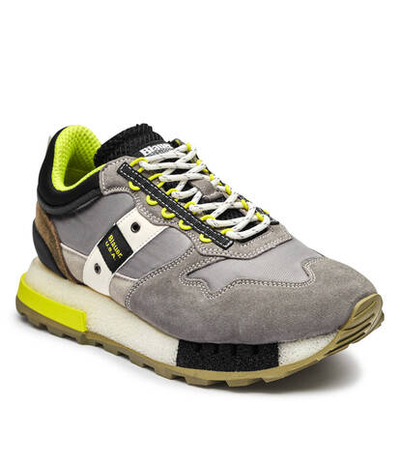 Кожаные кроссовки HERON02 BLAUER - серый(F4HERON02 COS)