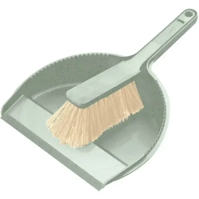 Комплект щетка-сметка Greenland с квадратным совком с кромкой (зеленый ф (комплект 8 шт)