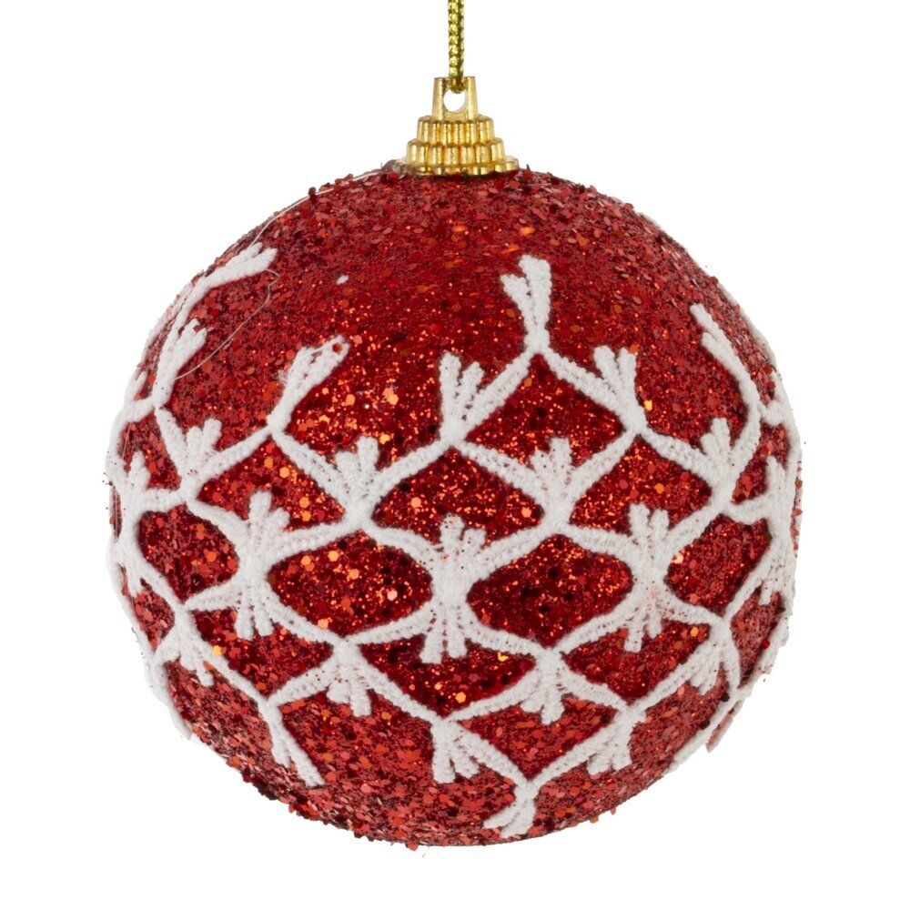 GAEM Набор из 3шт Украшение новогоднее "Шар", D 8 см, L23,5 W8 H8 см