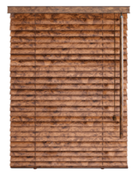 Горизонтальные деревянные жалюзи 25 мм, цвет 9925 радика орех