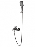 Смеситель для ванны с душем WONZON & WOGHAND EDGE, Темный графит (WW-88639003A-BGM)