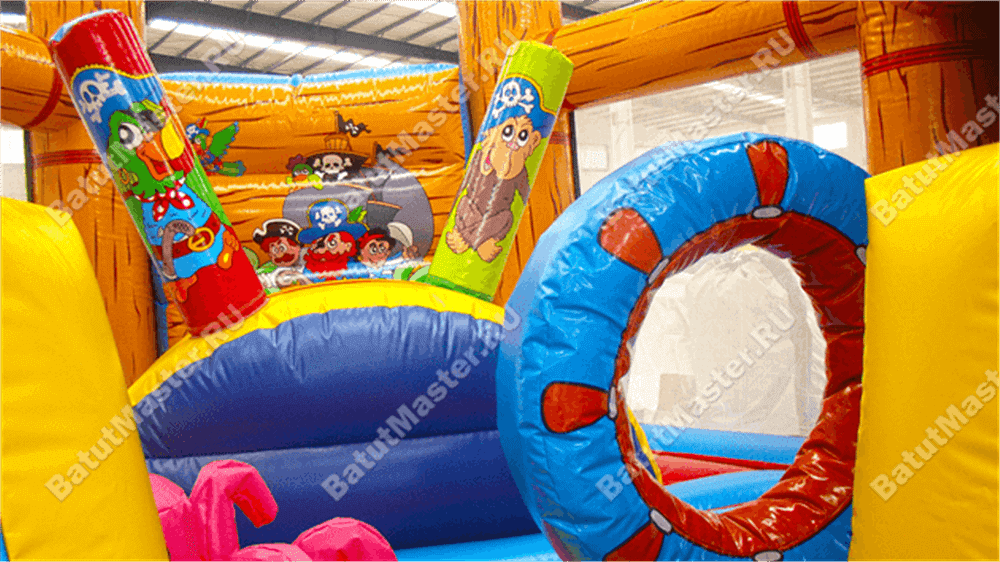 Коммерческий надувной батут "Весёлый пират"