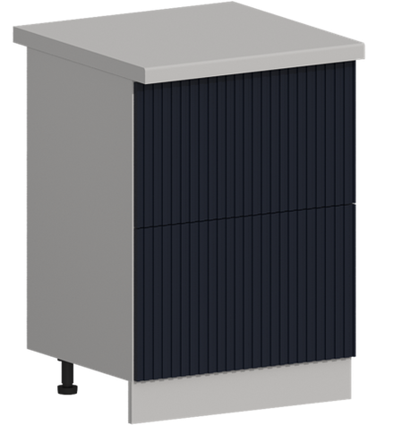 Кухня Модуль ШН2Я 600 Белый / Индиго софт