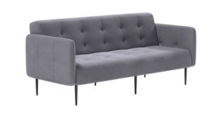 Monaco диван-кровать прямой с подлокотниками, трехместный, бархат 03