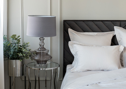 Простыня 240x250 Garda Decor жемчужная