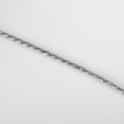 Нить для плетения, d=1 мм, 25±1 м, цвет серебряный