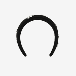 Ободок с жемчужным декором