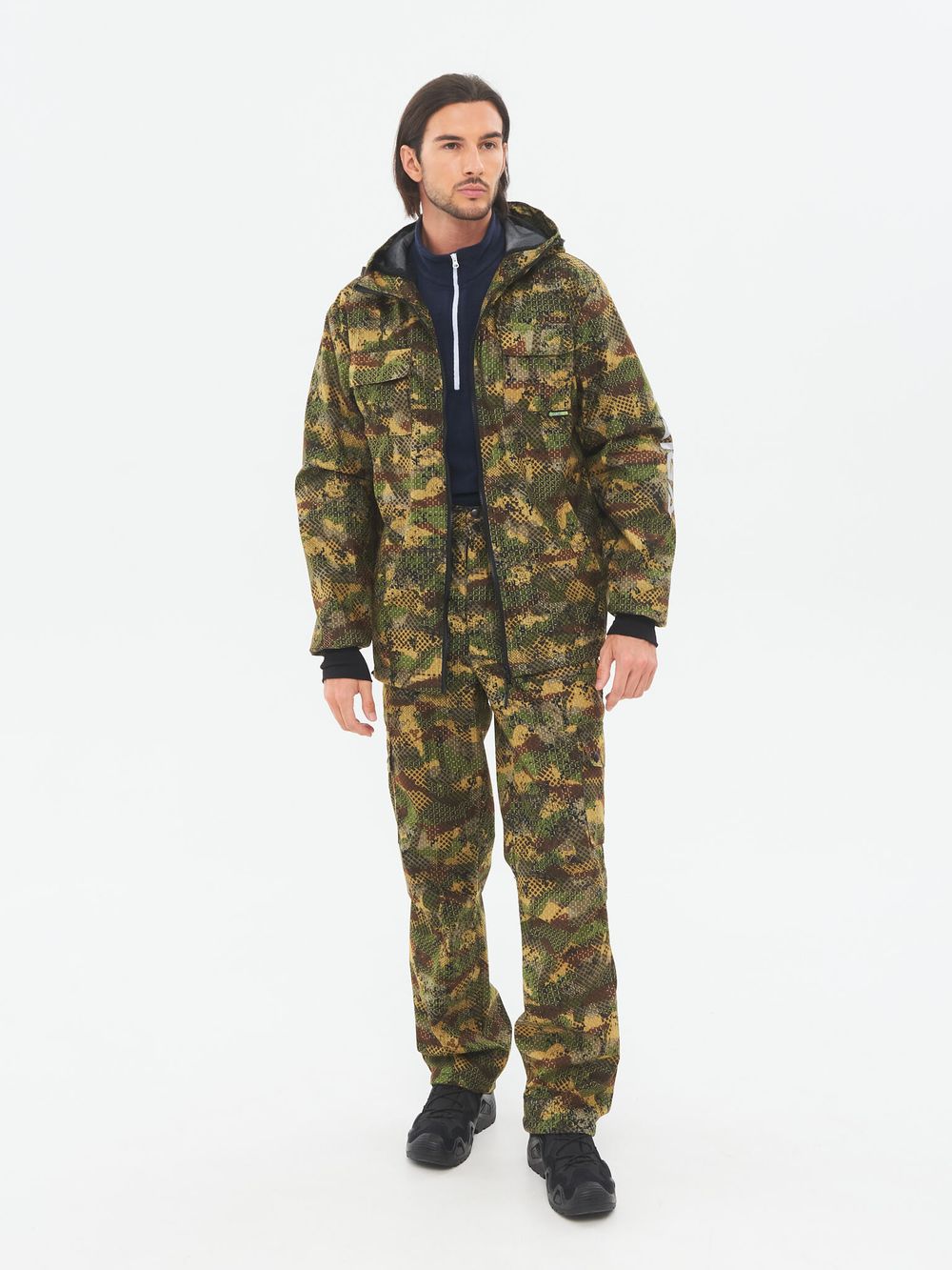 Костюм демисезонный Тайга-3 ткань Alova цвет КМФ (581-1)