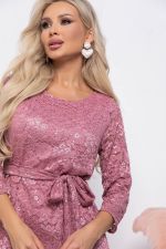 Платье "Сияние блеска" (пыльная роза) П7391 LT Collection (Акция)