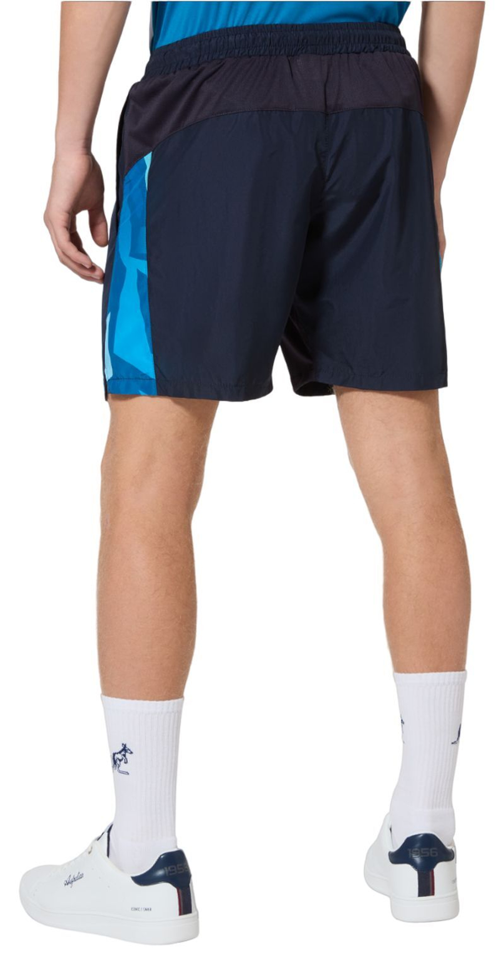 Мужские теннисные шорты Australian Smash Abstract Shorts - blu navy