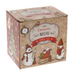 GAEM Кружка, L13 W9,5 H11,5 см, 450 мл, 4в. ( в подарочной упаковке)