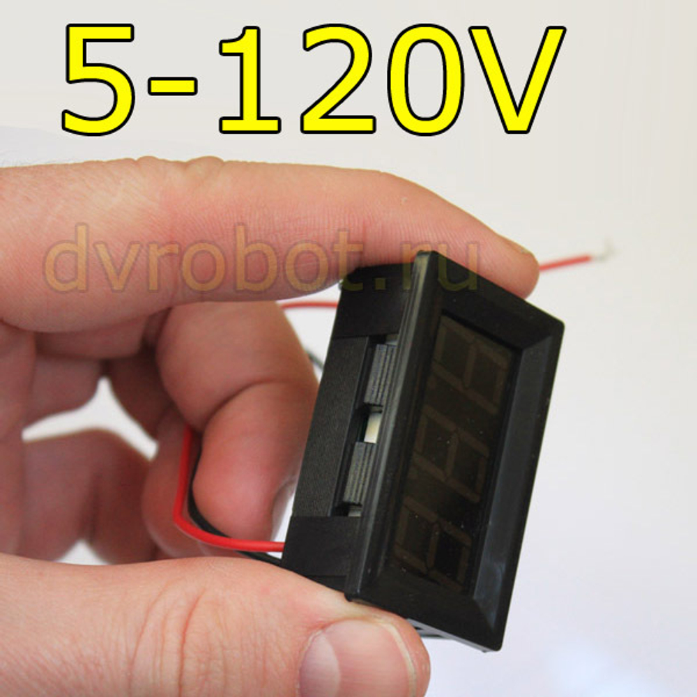 Вольтметр 0.56/DC5-120V/зеленый