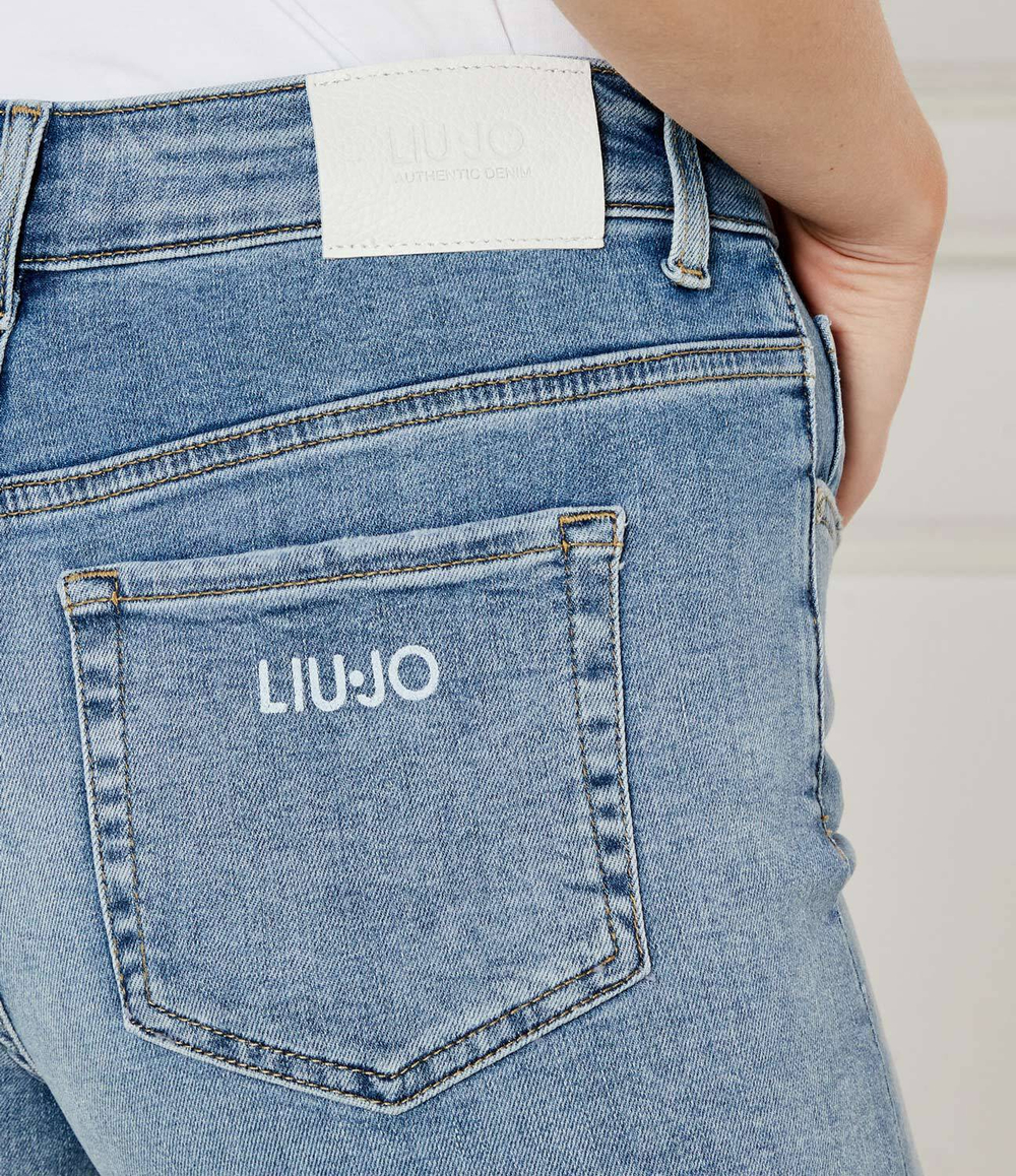 Джинсовые шорты Liu Jo - голубой(UA5076 DS615)