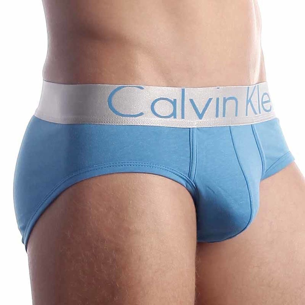 Мужские трусы брифы (Модал) Calvin Klein Brief Steel sky Blue