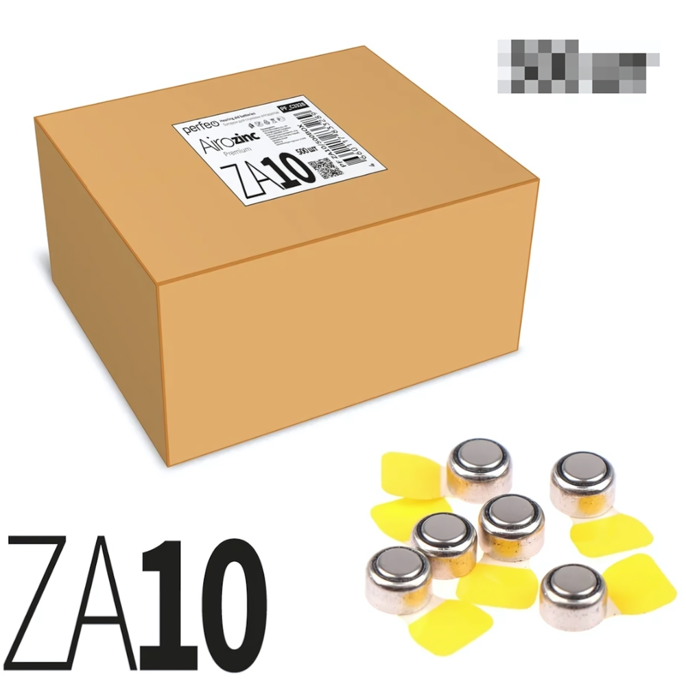Элемент питания Perfeo ZA-10 Box/100 для слуховых аппаратов (комплект 1 шт)