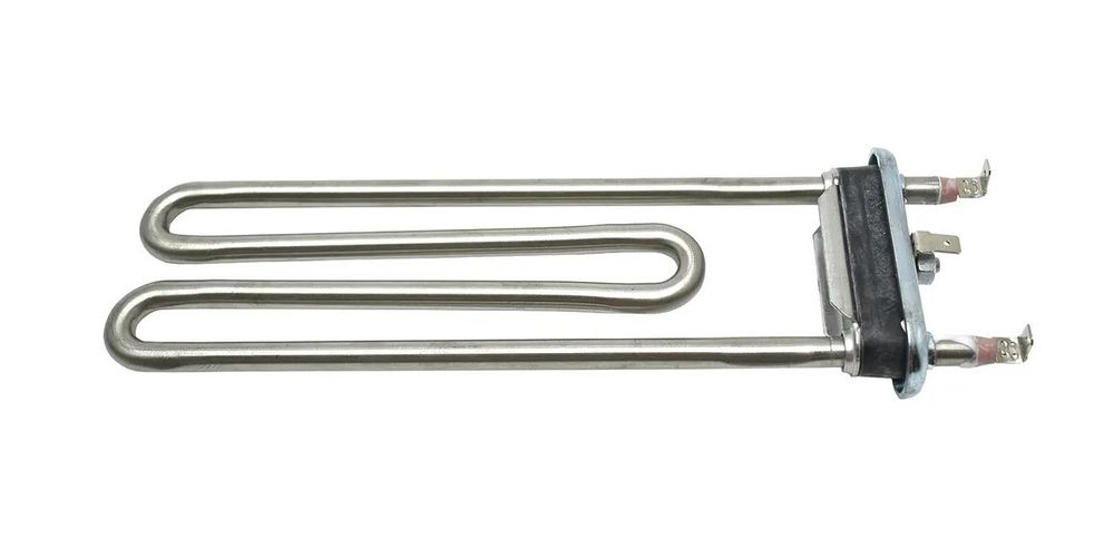 Тэн для стиральной машины LG/Samsung 2000W, средний L-225mm/прямой/пластик бак Thermowatt без отверстия