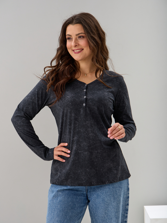 Лонгслив Л-004/варенка-графит