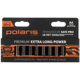 Батарейка Polaris PB Premium AA 12 шт (LR6/ER14505/FR6/R6P)