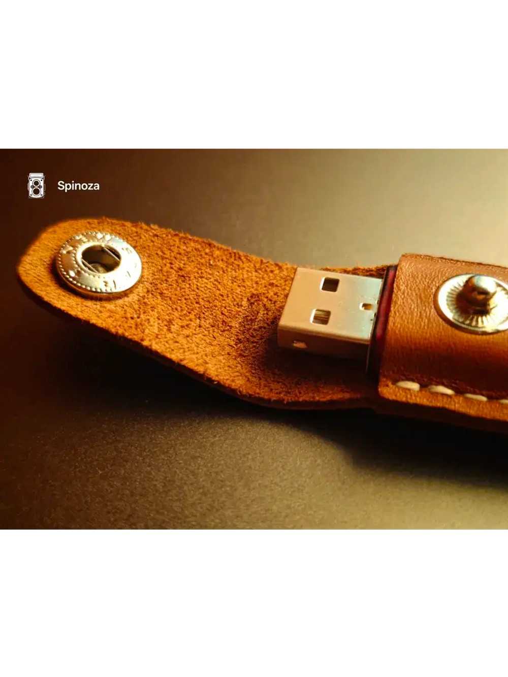 Кожаный чехол для Рутокена