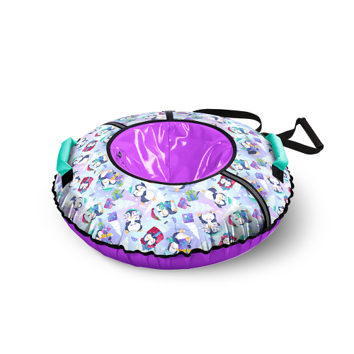 Тюбинг d-950 ПРИНТ с/кам с пингвинами  ТБ2К-95/П