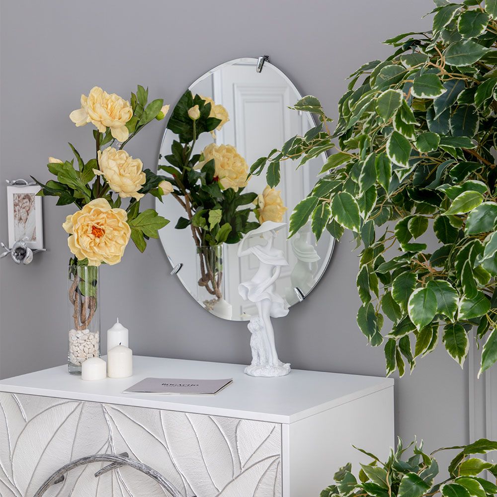 Зеркало настенное Лаундж 54см х 65 см Античное серебро