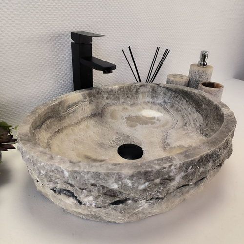 Раковина из оникса Erozy Grey EO-63182 51*41*15 0096