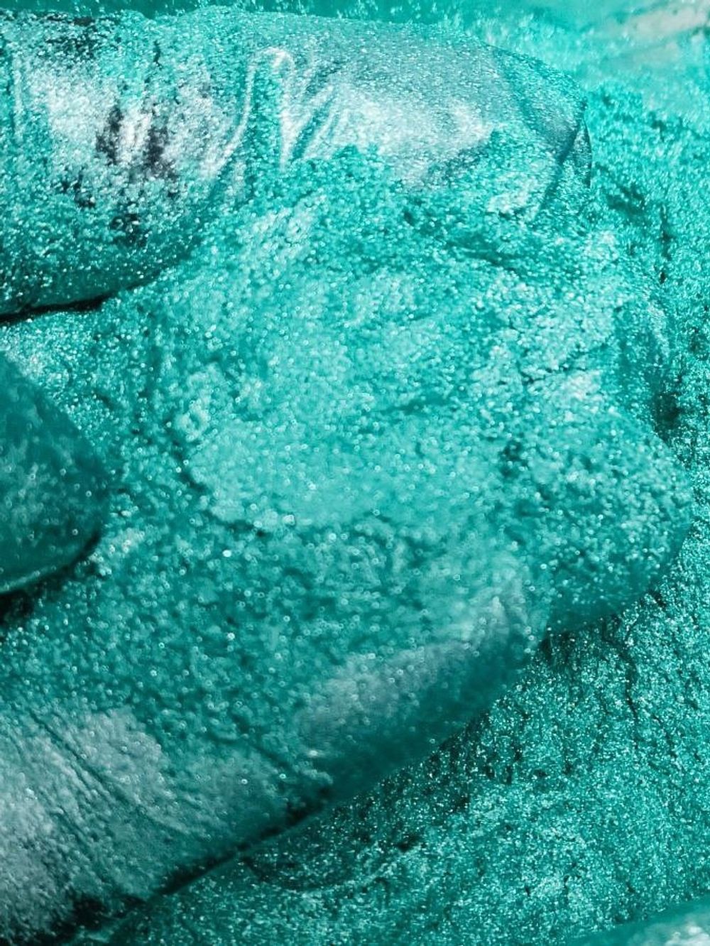 Премиум 8994 Зелёный мерцающий - перламутровый сухой краситель