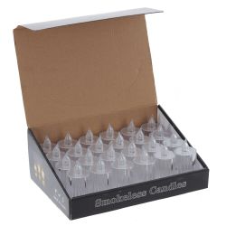 GAEM Изделие декоративное "Свеча" (подсветка, 3xLR54) (блок 24шт), D 3.5 см, L3,5 W3,5 H8 см