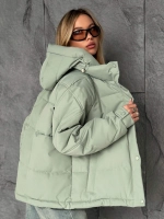 Куртка осенняя короткая с капюшоном