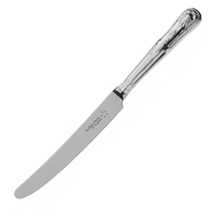 Нож столовый «Кингс Сильвер Плэйт» посеребрен. ,L=246,B=21мм серебрист