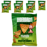 Legendary Foods, Протеиновые чипсы, халапеньо и чеддер, 7 пакетиков по 34 г (1,2 унции)