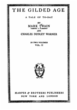 The gilded age. Volume 2 | M. Twain; C.D. Warner