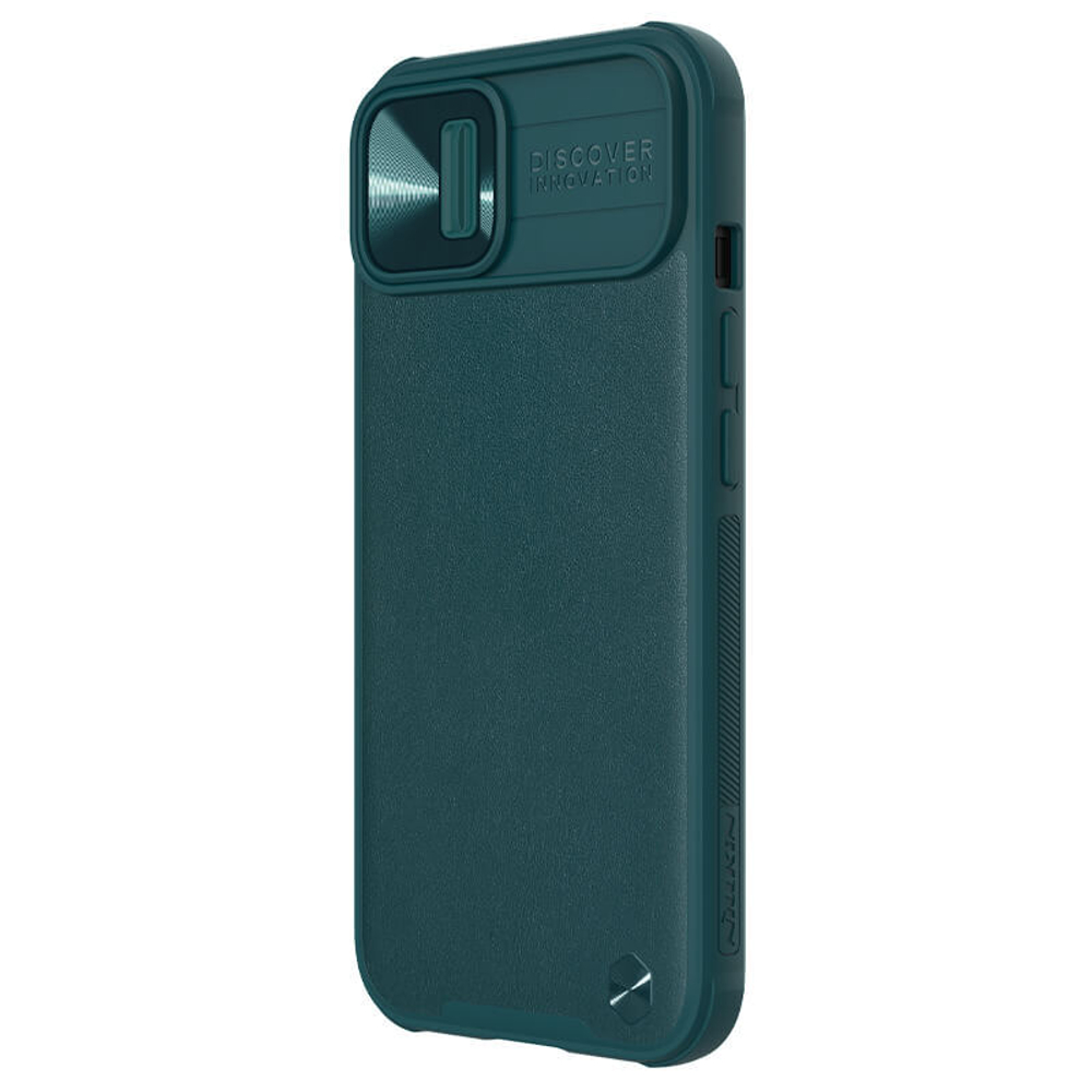 Противоударный чехол Nillkin CAMSHIELD Leather Case с защитой камеры для iPhone 13