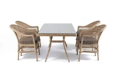 Амароне обеденная группа из искусственного ротанга на 4 персоны
