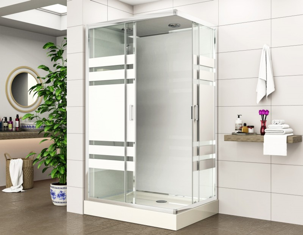 Душевая кабина Esbano ESKE129CKRU 120x90x210 хром