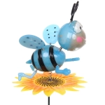Фигура на спице «Пчелка на подсолнухе» 60 см (фигура 11*10 см), микс