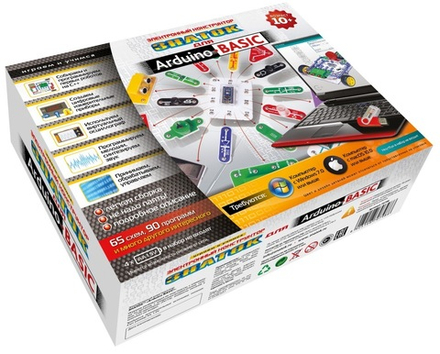 Электронный конструктор Знаток «Arduino BASIC» версия HOME в коробке