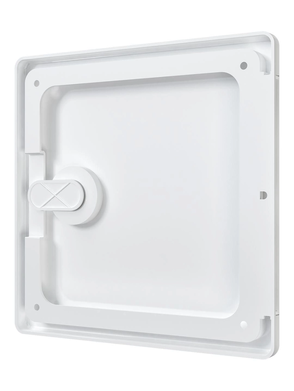 Люк ревизионный ЛТП накладной ручка-задвижка 150х150 пластик EVECS