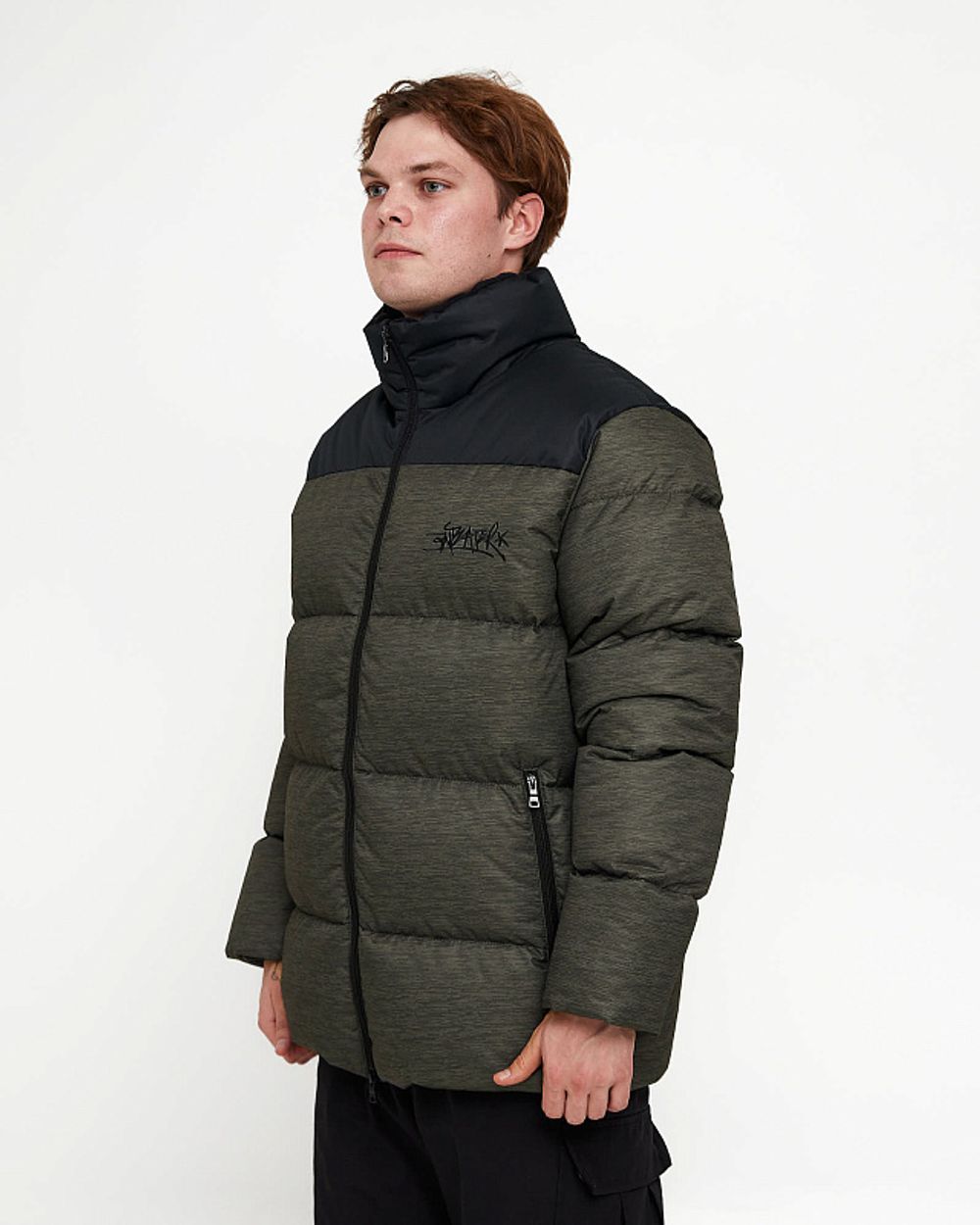 Пуховик Anteater AW24 Downjacket Stroke хаки