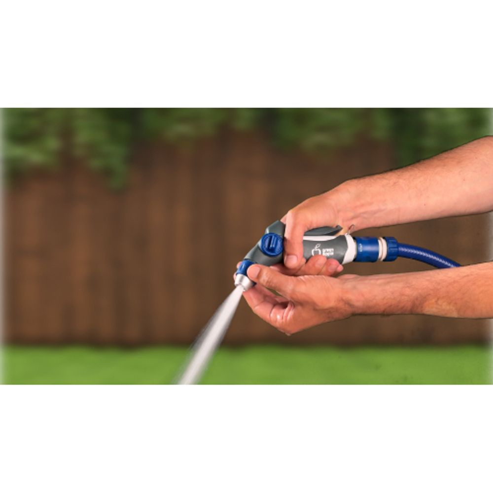 GWHM20-040 GREEN APPLE Пистолет-распылитель, пластик, регулируемая латунная форсунка, 3 режима