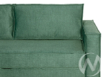 Диван прямой Эдельвейс (БД) SQUARE 15 (велюр зеленый)