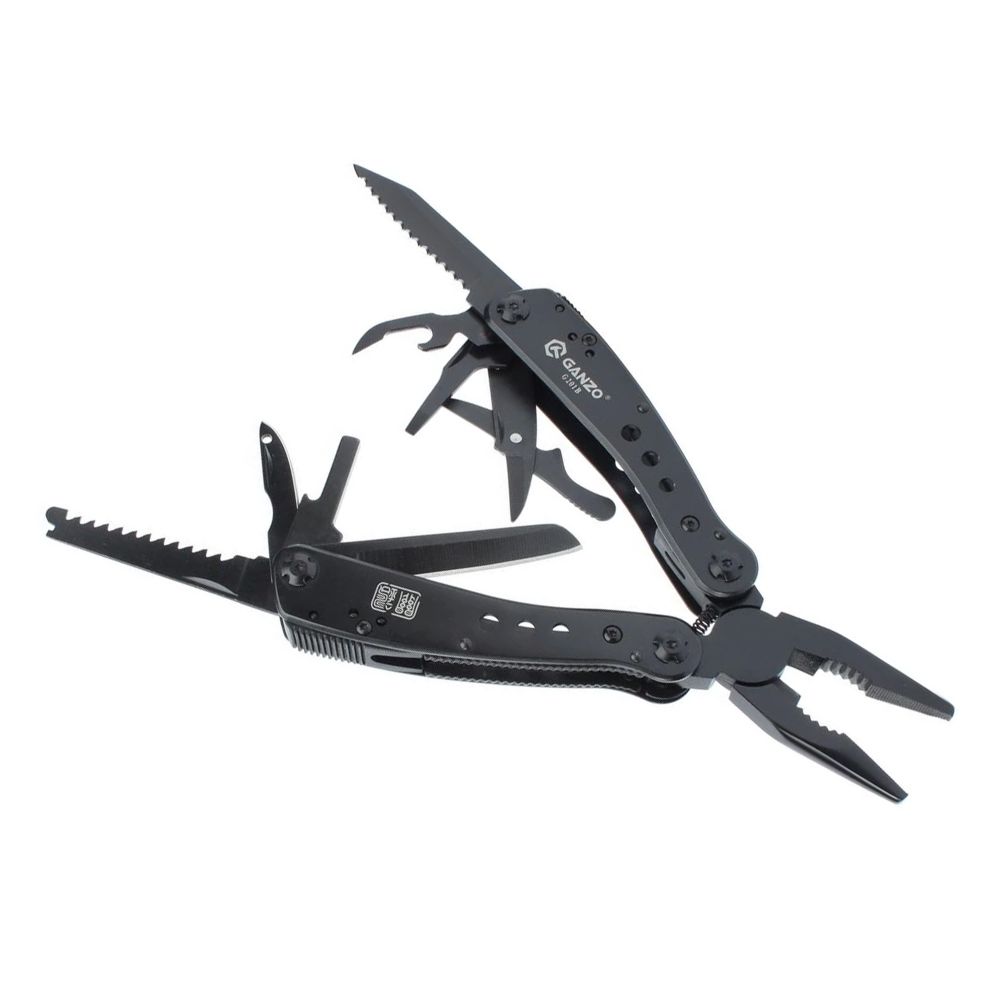 Мультитул &quot;Ganzo&quot;, 105x50x15 мм, 22 предмета, цв. черный