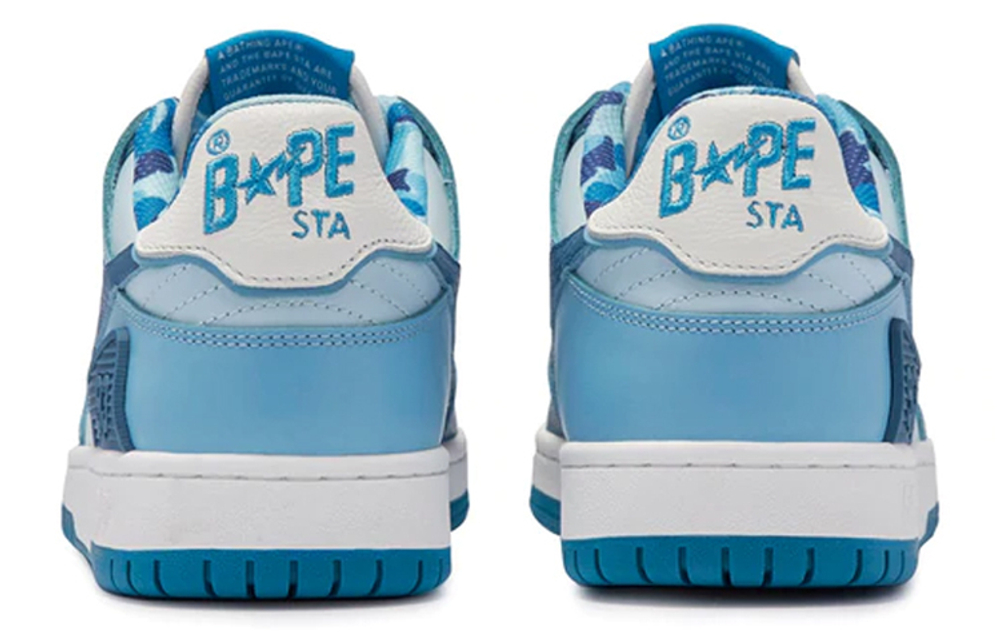 Кроссовки A BATHING APE SK8 STA ABC Camo, 1I30-291-005 Blue